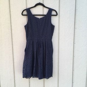 J. Crew Dresses - J. Crew Navy eyelet dress J. Crew Dresses - J. Crew Navy eyelet dress